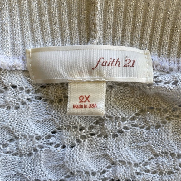 Retro Y2K Metallic Knit Bolero Cardigan - Picture 6 of 9